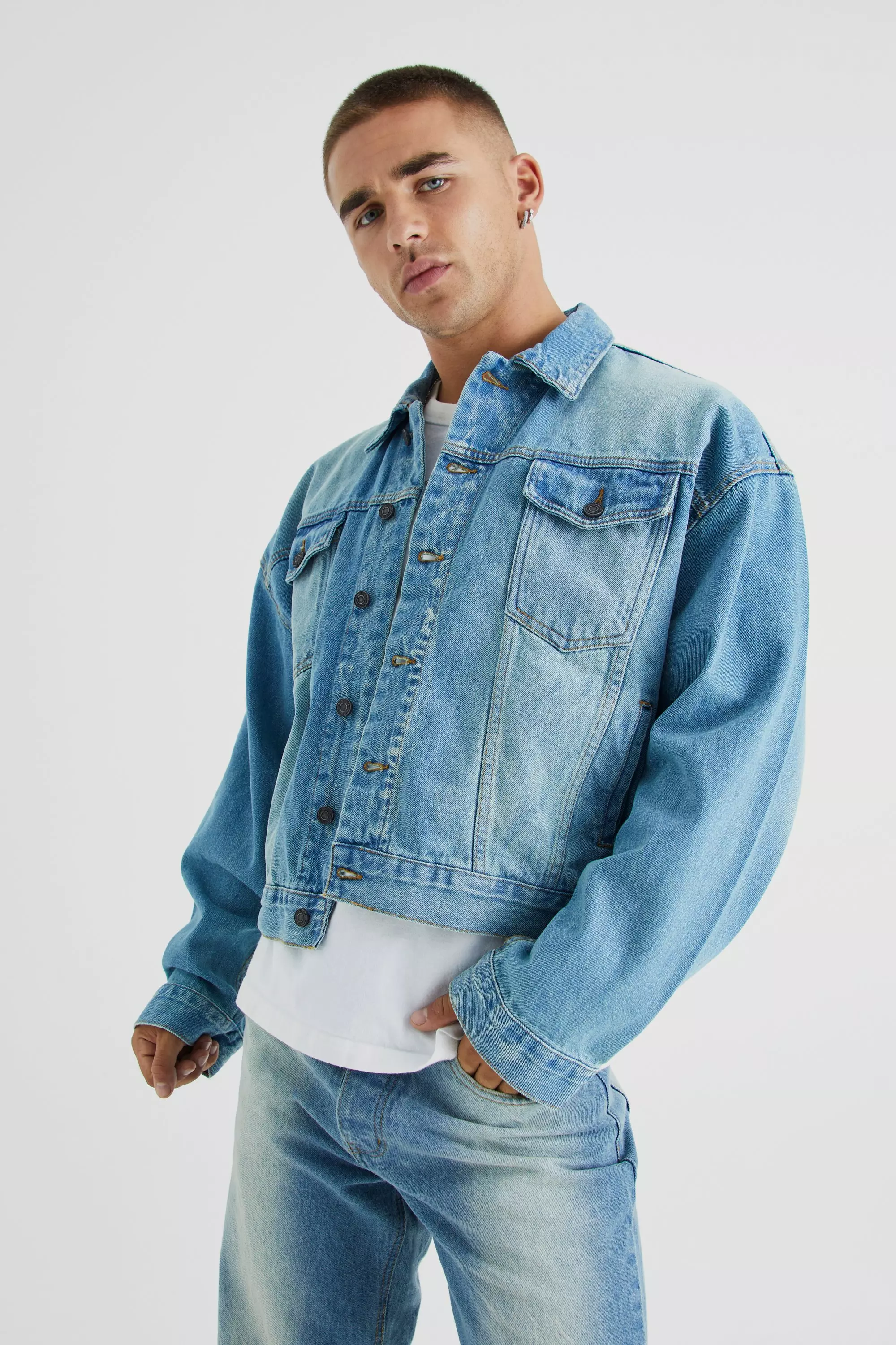 Veste en best sale jean loose